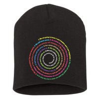 Aa 12 Step Recovery Definition Of Insanity Short Acrylic Beanie