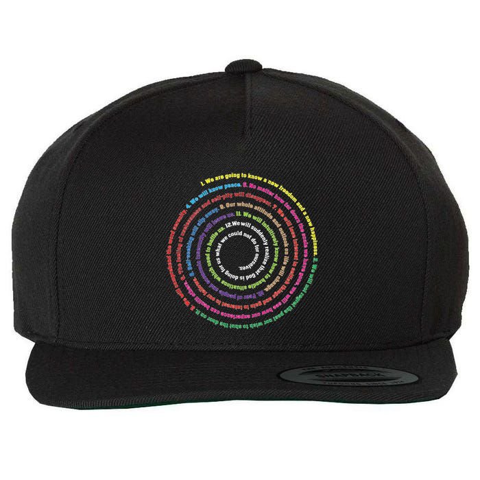 Aa 12 Step Recovery Definition Of Insanity Wool Snapback Cap