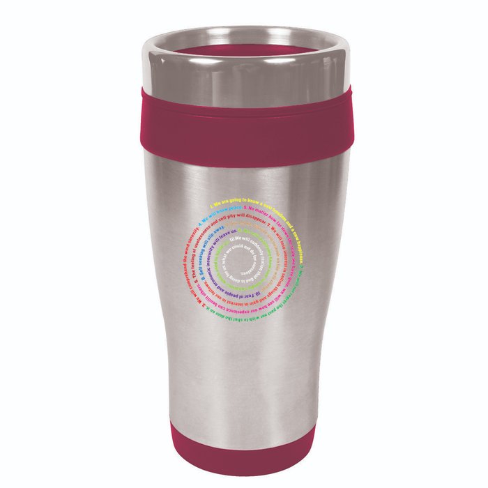 Aa 12 Step Recovery Definition Of Insanity 16oz Travel Tumbler