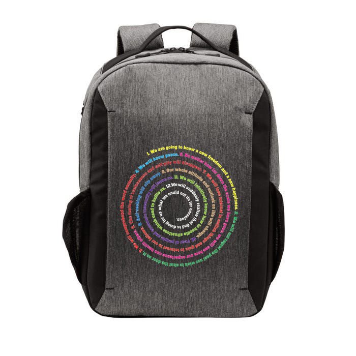 Aa 12 Step Recovery Definition Of Insanity Vector Backpack