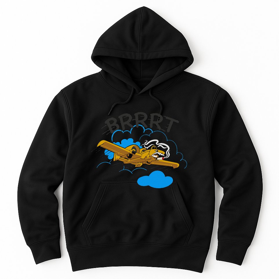 A 10 Thunderbolt Warthog Airplane Hoodie