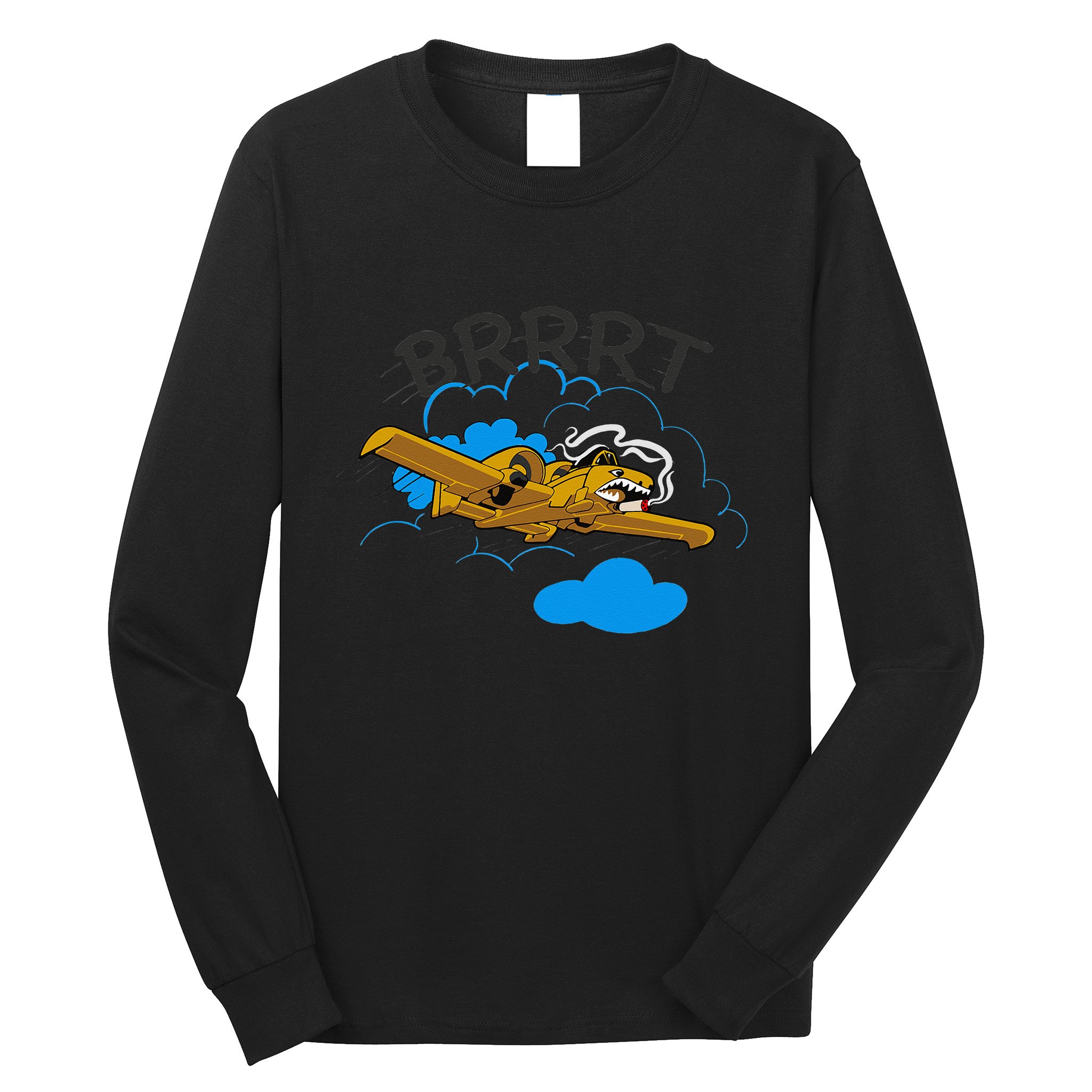 A 10 Thunderbolt Warthog Airplane Long Sleeve Shirt
