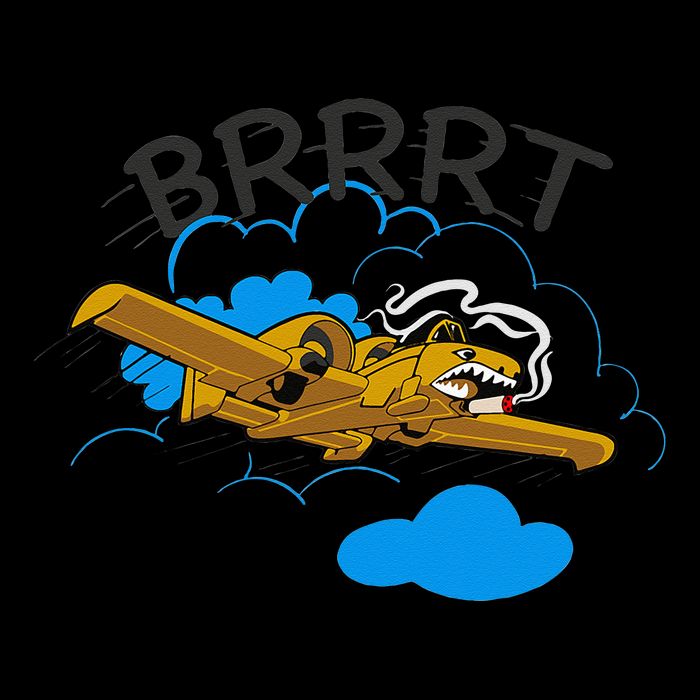 A 10 Thunderbolt Warthog Airplane Impact Tech Backpack