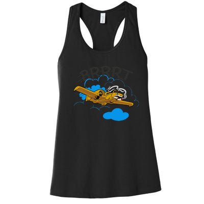 A 10 Thunderbolt Warthog Airplane Women's Racerback Tank