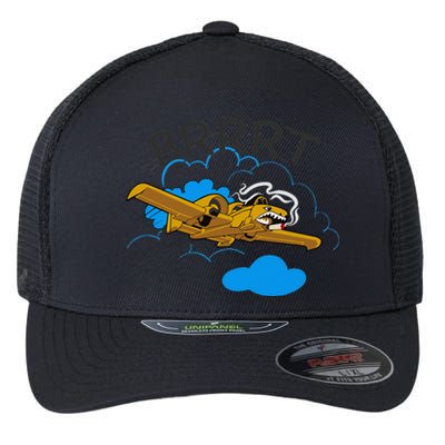 A 10 Thunderbolt Warthog Airplane Flexfit Unipanel Trucker Cap