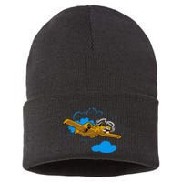 A 10 Thunderbolt Warthog Airplane Sustainable Knit Beanie