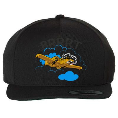 A 10 Thunderbolt Warthog Airplane Wool Snapback Cap