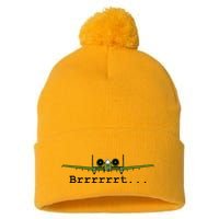 A 10 Thunderbolt Ii Warthog Funny Graphic Pom Pom 12in Knit Beanie