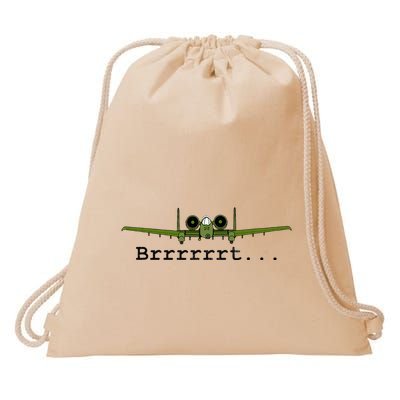 A 10 Thunderbolt Ii Warthog Funny Graphic Drawstring Bag