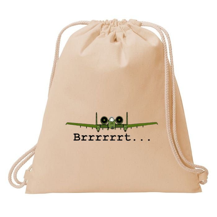 A 10 Thunderbolt Ii Warthog Funny Graphic Drawstring Bag