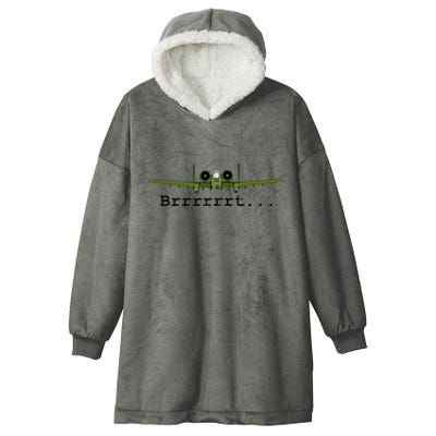 A 10 Thunderbolt Ii Warthog Funny Graphic Hooded Wearable Blanket