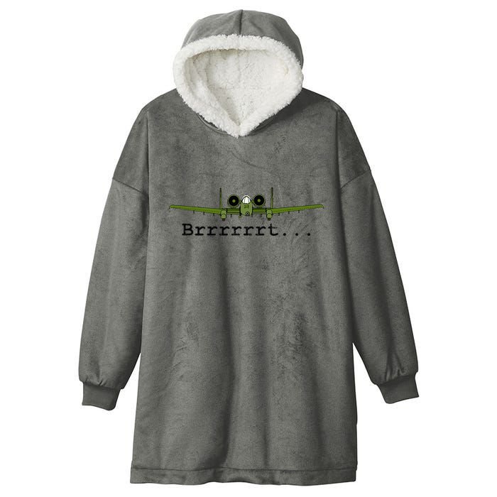 A 10 Thunderbolt Ii Warthog Funny Graphic Hooded Wearable Blanket