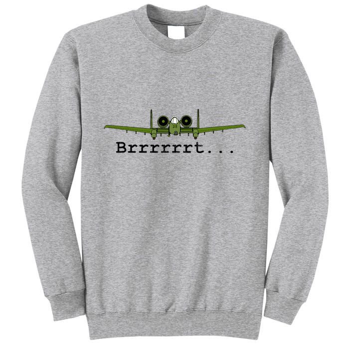 A 10 Thunderbolt Ii Warthog Funny Graphic Tall Sweatshirt