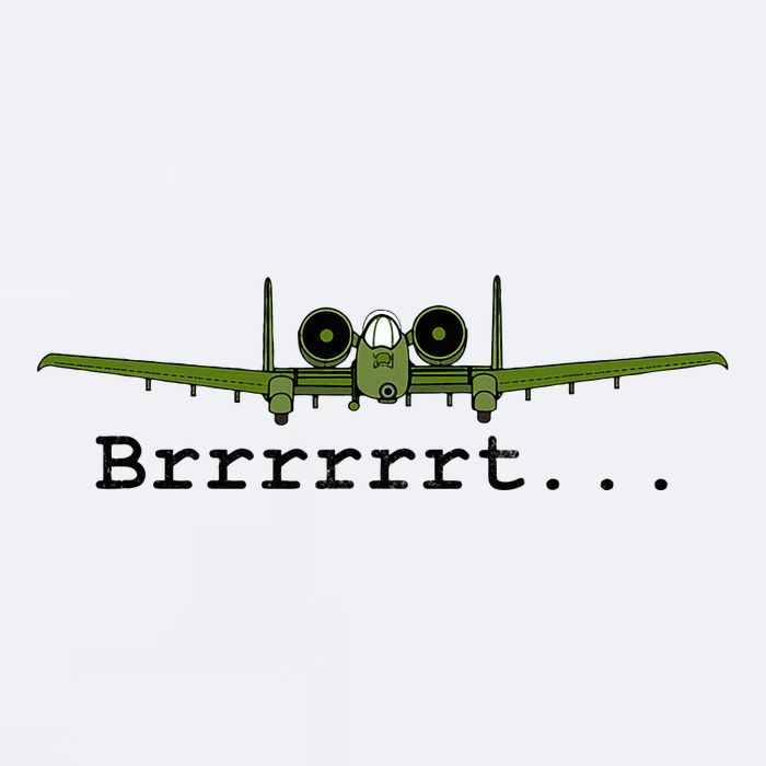 A 10 Thunderbolt Ii Warthog Funny Graphic Sueded Cloud Jersey T-Shirt
