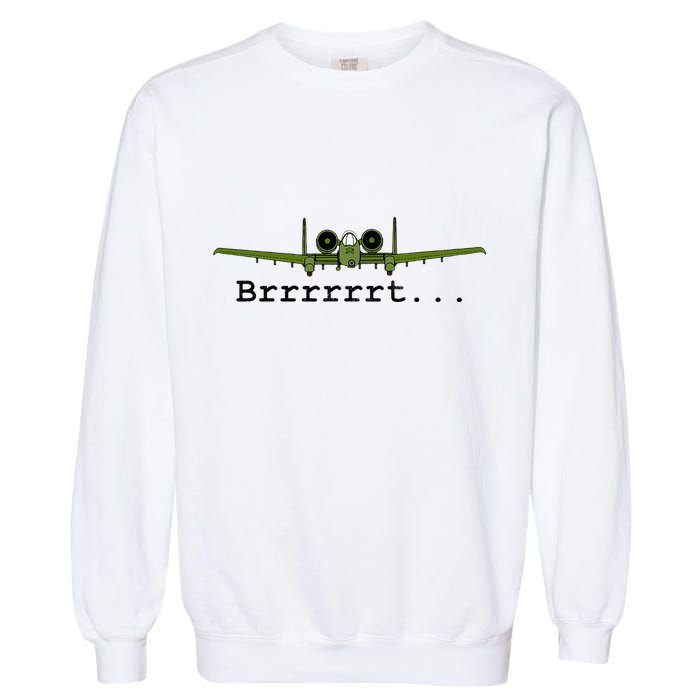 A 10 Thunderbolt Ii Warthog Funny Graphic Garment-Dyed Sweatshirt