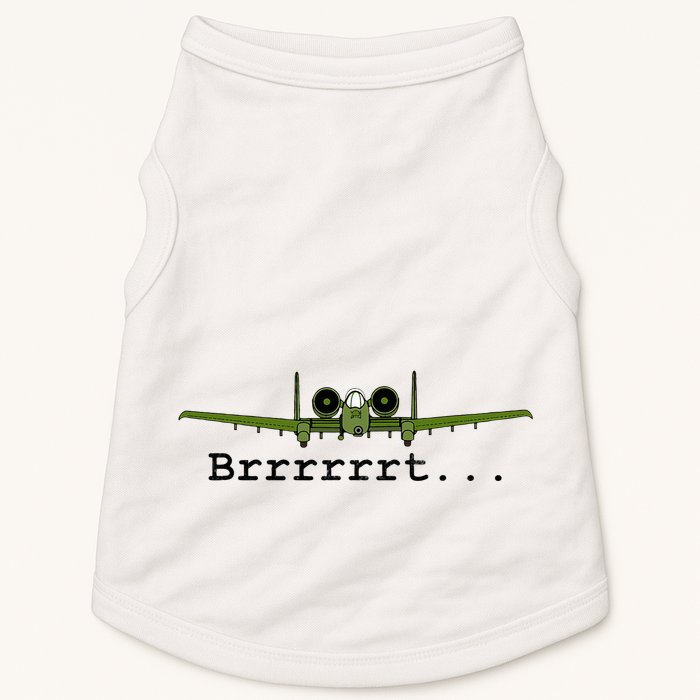 A 10 Thunderbolt Ii Warthog Funny Graphic Doggie Tank