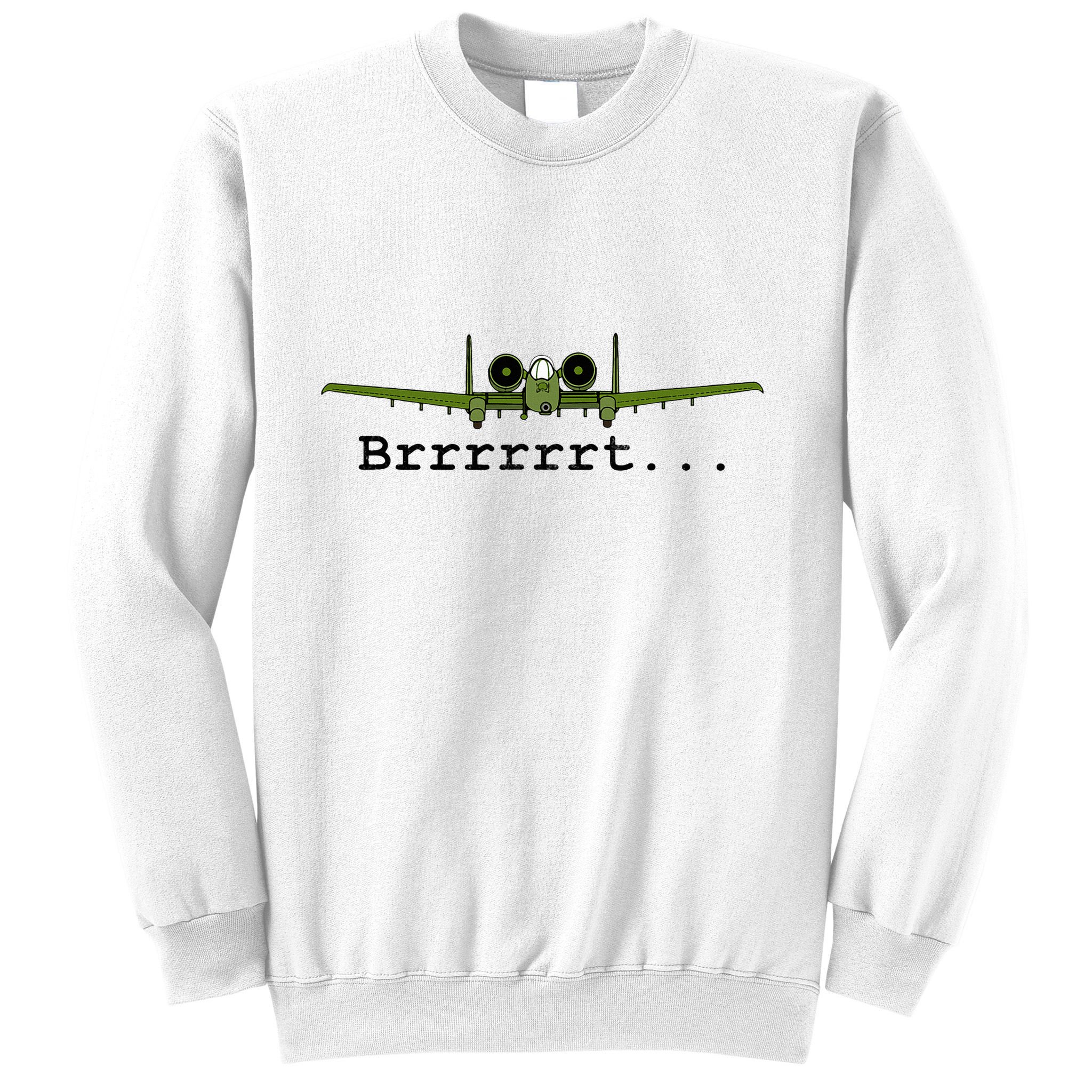A 10 Thunderbolt Ii Warthog Funny Graphic Sweatshirt