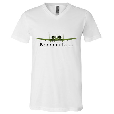 A 10 Thunderbolt Ii Warthog Funny Graphic V-Neck T-Shirt