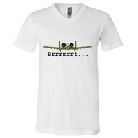 A 10 Thunderbolt Ii Warthog Funny Graphic V-Neck T-Shirt