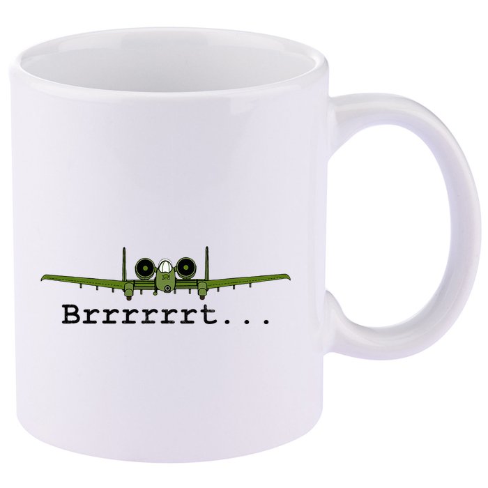 A 10 Thunderbolt Ii Warthog Funny Graphic 11oz C Handle Ceramic Mug