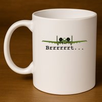 A 10 Thunderbolt Ii Warthog Funny Graphic 11oz C Handle Ceramic Mug