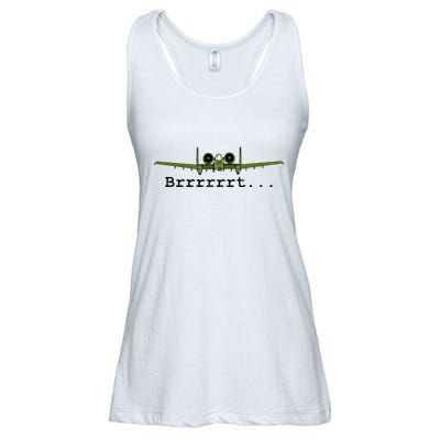 A 10 Thunderbolt Ii Warthog Funny Graphic Ladies Essential Flowy Tank