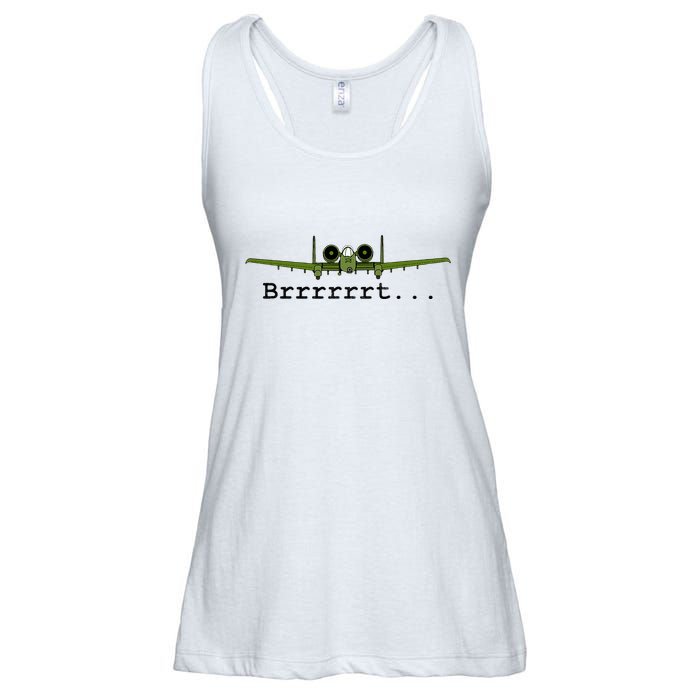 A 10 Thunderbolt Ii Warthog Funny Graphic Ladies Essential Flowy Tank