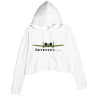 A 10 Thunderbolt Ii Warthog Funny Graphic Crop Fleece Hoodie