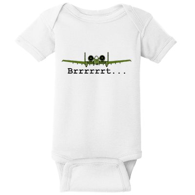 A 10 Thunderbolt Ii Warthog Funny Graphic Baby Bodysuit
