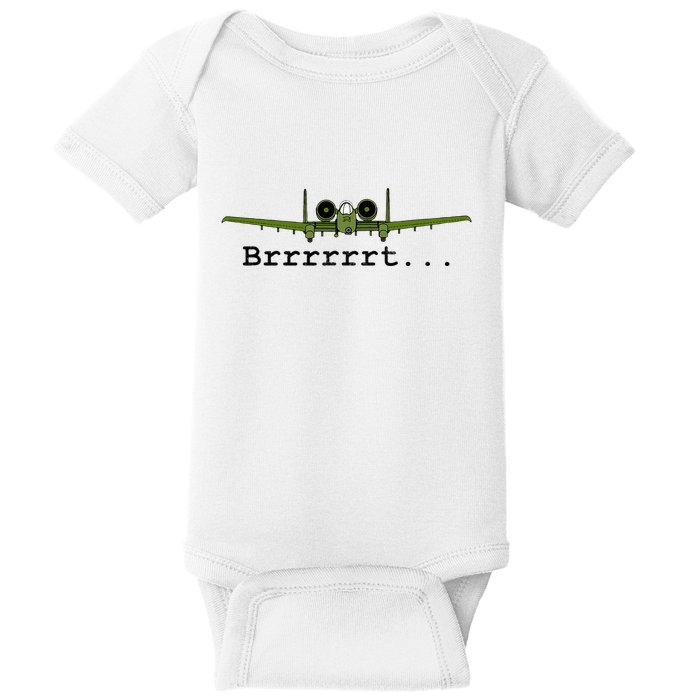 A 10 Thunderbolt Ii Warthog Funny Graphic Baby Bodysuit