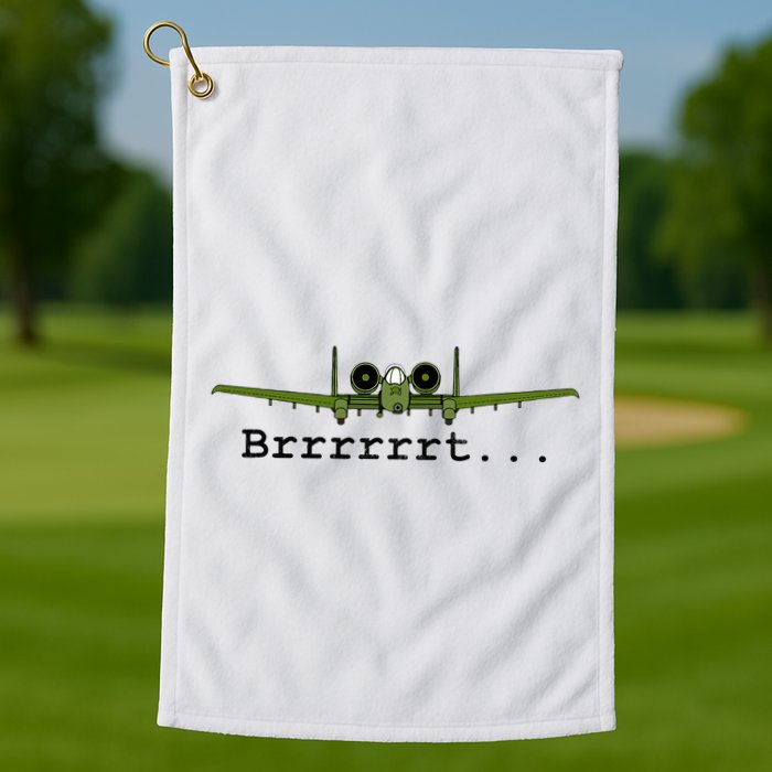 A 10 Thunderbolt Ii Warthog Funny Graphic Golf Towel