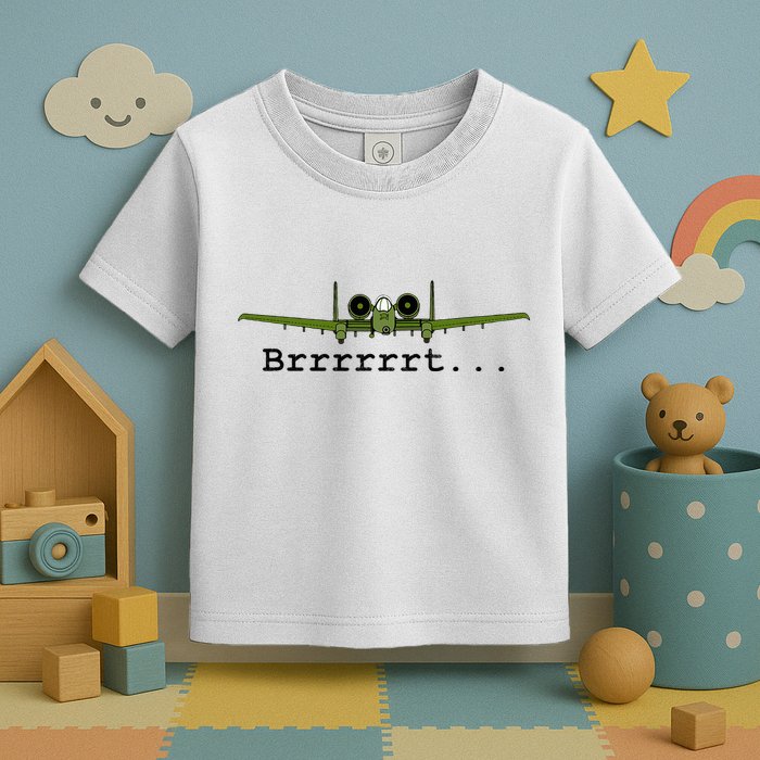 A 10 Thunderbolt Ii Warthog Funny Graphic Toddler T-Shirt