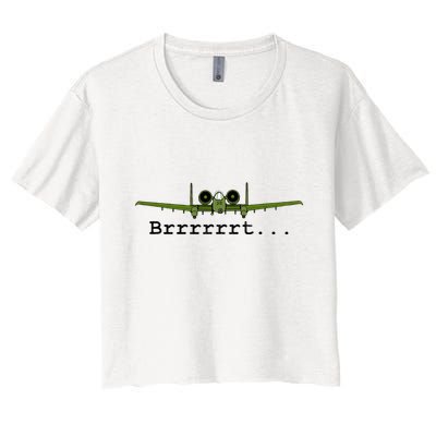A 10 Thunderbolt Ii Warthog Funny Graphic Crop Top