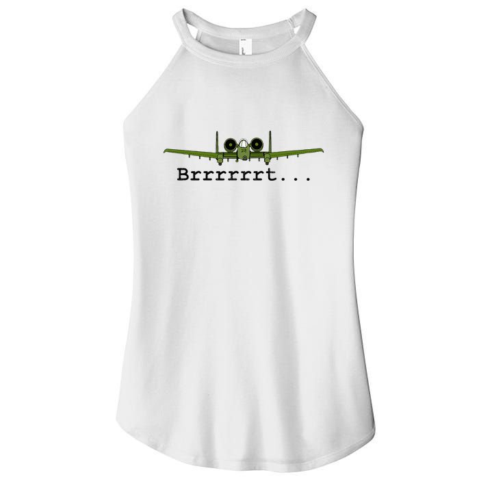 A 10 Thunderbolt Ii Warthog Funny Graphic Women's Perfect Tri Rocker Tank
