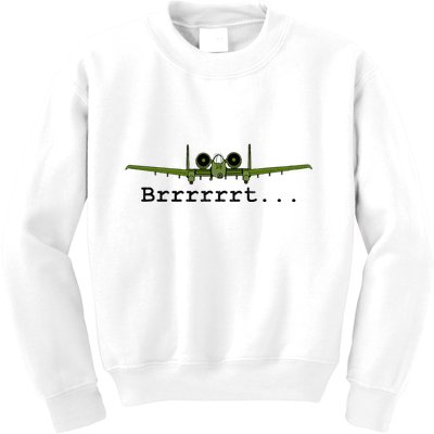 A 10 Thunderbolt Ii Warthog Funny Graphic Kids Sweatshirt