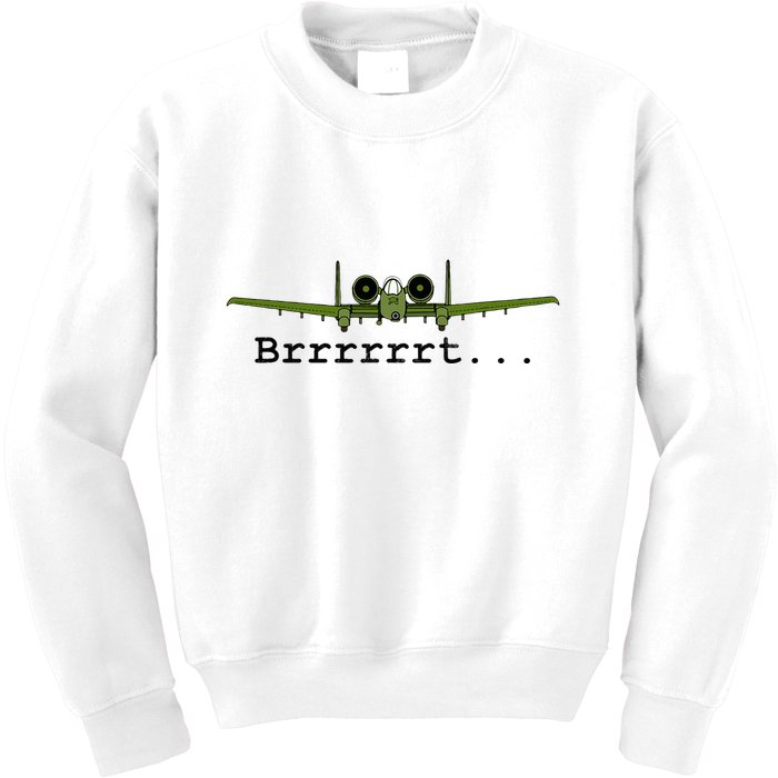 A 10 Thunderbolt Ii Warthog Funny Graphic Kids Sweatshirt