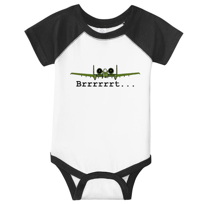 A 10 Thunderbolt Ii Warthog Funny Graphic Infant Baby Jersey Bodysuit