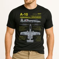 A 10 Thunderbolt Ii Warthog Military Jet Blueprint Performance Shirt
