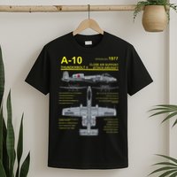 A 10 Thunderbolt Ii Warthog Military Jet Blueprint T-Shirt