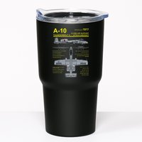 A 10 Thunderbolt Ii Warthog Military Jet Blueprint Tumbler
