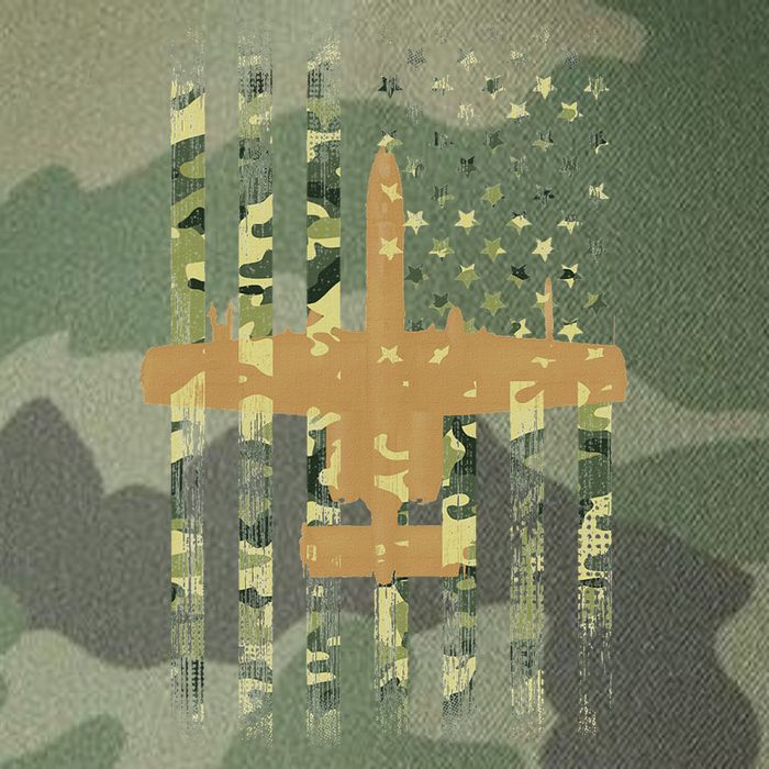 A 10 Thunderbolt Ii Warthog Camo Flag Military Airplane Legacy Tie Dye Trucker Hat
