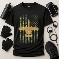 A 10 Thunderbolt Ii Warthog Camo Flag Military Airplane Performance Shirt
