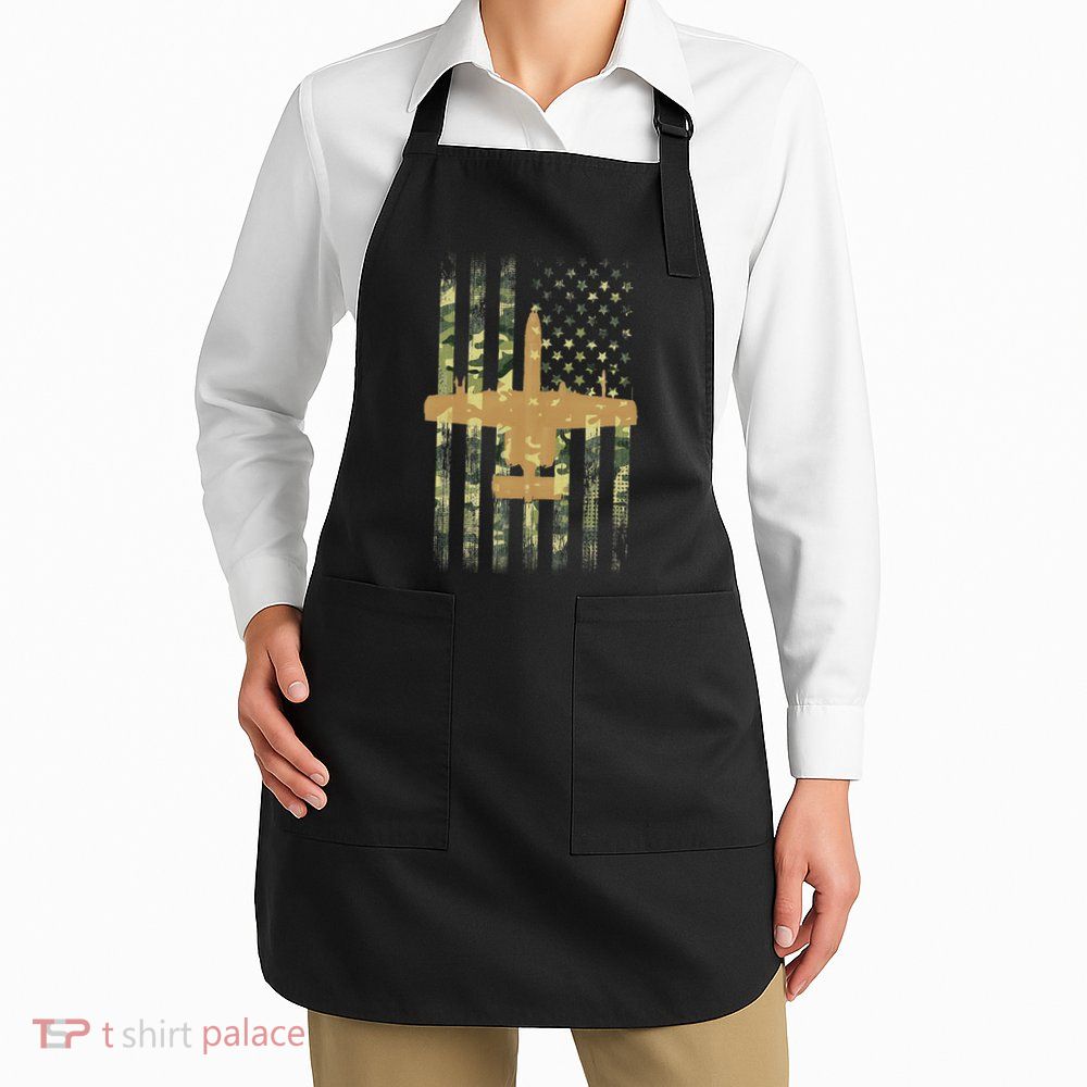 A 10 Thunderbolt Ii Warthog Camo Flag Military Airplane Apron