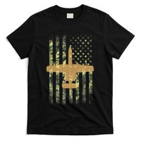 A 10 Thunderbolt Ii Warthog Camo Flag Military Airplane T-Shirt