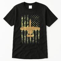 A 10 Thunderbolt Ii Warthog Camo Flag Military Airplane Tall T-Shirt