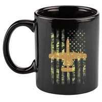 A 10 Thunderbolt Ii Warthog Camo Flag Military Airplane 11oz C Handle Ceramic Mug