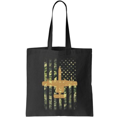 A 10 Thunderbolt Ii Warthog Camo Flag Military Airplane Bag