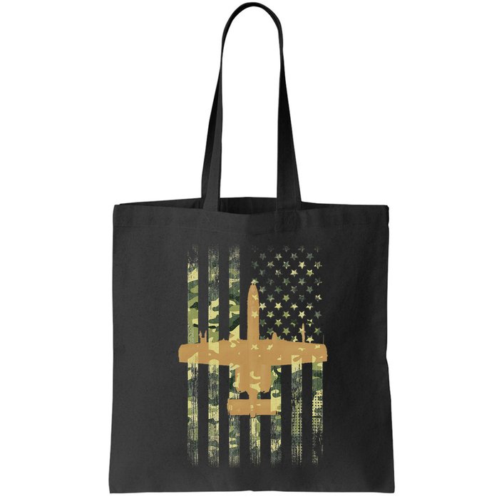A 10 Thunderbolt Ii Warthog Camo Flag Military Airplane Bag