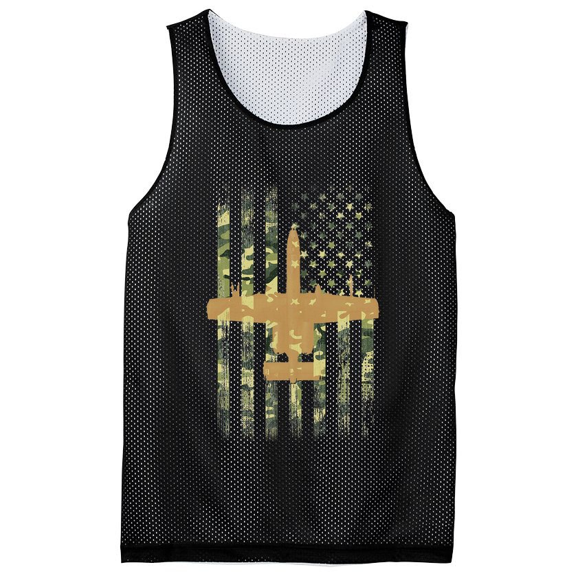A 10 Thunderbolt Ii Warthog Camo Flag Military Airplane Mesh Reversible Basketball Jersey Tank