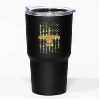 A 10 Thunderbolt Ii Warthog Camo Flag Military Airplane Tumbler
